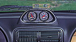 Autometer 94-04 Ford Mustang 52mm Black Dual Dash Pod; 1994-2004