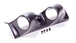 Autometer 84-96 Chevrolet Corvette Black Dual 52mm Gauge Pod; 1984-1996