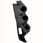 Autometer 05-09 Chevrolet Corvette Black Triple Pillar; 2005-2009