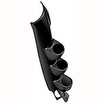 Autometer 93-02 Pontiac Firebird T-Top / 97-02 Chevrolet Camaro T-Top 52mm Black Triple Pillar Pod; 1993-2002