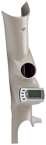 Autometer 03-07 Dodge Ram Taupe Edge Attitude and 52mm Guage Single Full Pillar; 2003-2007