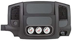 Autometer 03 Dodge Ram 52mm Triple In-Dash Pod; 2003-2003