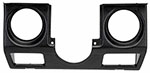 Autometer 87-95 Jeep Wrangler YJ 3-3/8in Tachometer/Speedometer Black Dual Cluster Bezel; 1987-1995