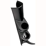 Autometer 99-06 Chevy Silverado/GMC Sierra/Duramax (w/ Speaker) 52mm Dual Pillar Pod Black; 1999-2006