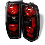 Spyder Nissan Frontier Altezza Tail Lights - Black - (ALT-YD-NF98-BK); 1998-2000