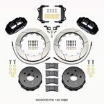 Wilwood Narrow Superlite 4R Rear Kit 12.88in 2007-up Jeep JK w/Lines; 2007-2021