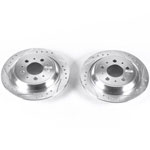 Power Stop 99-00 Volvo S70 Rear Evolution Drilled & Slotted Rotors - Pair; 1999-2000