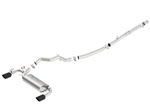 Borla Ford Focus RS Cat-Back Exhaust ATAK with Black Tips