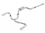 Borla Volkswagen Passat Cat-Back Exhaust S-Type with Stainless Brushed Tips; 2016-2018