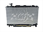 CSF 02-03 Toyota RAV4 2.0L OEM Plastic Radiator; 2002-2003