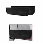 Lund 73-91 Chevy Blazer (2Dr 2WD/4WD R/V) Pro-Line Lower Door Panel Carpet - Charcoal (2 Pc.); 1973-1991