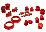 Energy Suspension 00-04 Ford Focus Red Hyper-flex Master Bushing Set