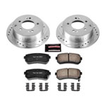 Power Stop 10-13 Kia Forte Rear Z23 Evolution Sport Brake Kit; 2010-2013