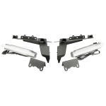 Rugged Ridge Chop Brackets Front Fender 20-23 Jeep Gladiator/Wrangler JL Overland/Sahara/Sport w/DRL; 2023-2024