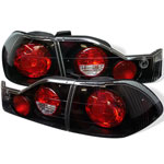 Spyder Honda Accord 4Dr Altezza Tail Lights - Black - (ALT-YD-HA98-BK); 1998-2000