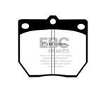 EBC 70-74 Datsun 240Z 2.4 Greenstuff Front Brake Pads; 1970-1974