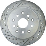 StopTech Lexus SC430 Select Sport Drilled/Slotted Rotor, Rear Right