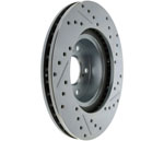 StopTech Subaru Forester C-Tek Sport Drilled & Slotted Rotor; 1998-2002