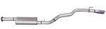 Gibson 06-08 Jeep Commander Limited 4.7L 3in Cat-Back Single Exhaust - Stainless; 2006-2008