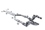 American Racing Headers ARH Mercedes E63 6.3 1-7/8in x 3in Header Pair Only, 3in XPipe With Cats, Rear Connection Pipes