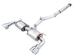 AWE Subaru BRZ/ Toyota GR86/ Toyota 86 Touring Edition Cat-Back Exhaust- Chrome Silver Tips; 2013-2023