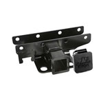 Rugged Ridge Receiver Hitch Kit RR Logo 07-18 Jeep Wrangler; 2007-2018