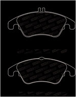 StopTech Street Brake Pads Mercedes-Benz E550, Front