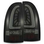 AlphaRex 05-15 Toyota Tacoma PRO-Series LED Tail Lights Jet Black