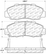 StopTech Sport Brake Pads Acura TL, Front