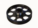 Torque Solution Lightweight Crank Pulley (Black): Hyundai Genesis Coupe 3.8 2010+; 2010-2023