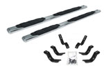 Go Rhino 20-20 Jeep Gladiator JT 5in 1000 Series Complete Kit w/Sidestep + Brkts; 2020-2024