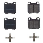 Power Stop 97-01 Cadillac Catera Rear Z17 Evolution Ceramic Brake Pads w/Hardware; 1997-2001