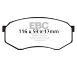 EBC 92-93 Toyota Pick-Up Extra Cab Yellowstuff Front Brake Pads; 1992-1993