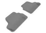 3D MAXpider 2007-2013 BMW 3 Series E93 Kagu 2nd Row Floormats - Gray; 2007-2013