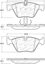 StopTech Street Brake Pads Mercedes-Benz GLK350, Front