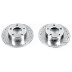 Power Stop 99-04 Audi A6 Quattro Rear Evolution Drilled & Slotted Rotors - Pair; 1999-2004