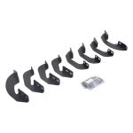 Go Rhino 07-21 Toyota Tundra DC/CC 4DR Mounting Brackets(V-Series V3/RB10 Slim/RB20 Slim) - Tex. Blk; 2007-2021