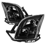 xTune Ford Fusion 2006-2009 OEM Style Headlights -Black HD-JH-FFUS06-AM-BK; 2006-2009