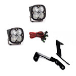 Baja Designs GM Sierra Squadron Pro Lights A-Pillar Kit; 2007-2013