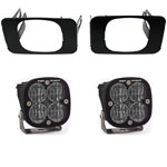 Baja Designs Ford Super Duty Fog Lights Fog Pocket Kit; 2017-2018