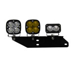 Baja Designs Raptor Fog Light & Sportsmen Fog Pocket Kit - Amber; 2017-2018