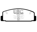 EBC 86-89 Mazda RX7 2.4 (1.3 Rotary)(Vented Rear Rotors) Bluestuff Rear Brake Pads; 1986-1989