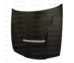 Seibon Carbon Fiber Dv Style Hood Nissan 240sx / Silvia (S14 Zenki); 1995-1996