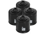 aFe Pro GUARD D2 Oil Filter 02-17 Nissan Cars L4/ 04-17 Subaru Cars H4 (4 Pack)