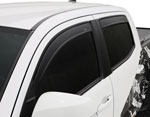 AVS 16-18 Toyota Tacoma Access Cab Ventvisor In-Channel Window Deflectors 4pc - Matte Black; 2016-2018