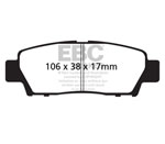 EBC 95-96 Toyota Avalon 3.0 Greenstuff Rear Brake Pads