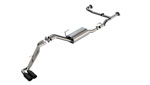 Borla 22-23 Nissan Frontier 3.8L V6 2WD/4WD AT S-Type Catback Exhaust - Black Chrome Tips; 2022-2023