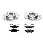 Power Stop 06-09 Pontiac Solstice Rear Z23 Evolution Sport Brake Kit; 2006-2009