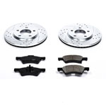 Power Stop 01-07 Chrysler Town & Country Front Z23 Evolution Sport Brake Kit; 2001-2007