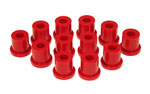 Prothane 81-87 Toyota F540/60 Spring & Shackle Bushings - Red